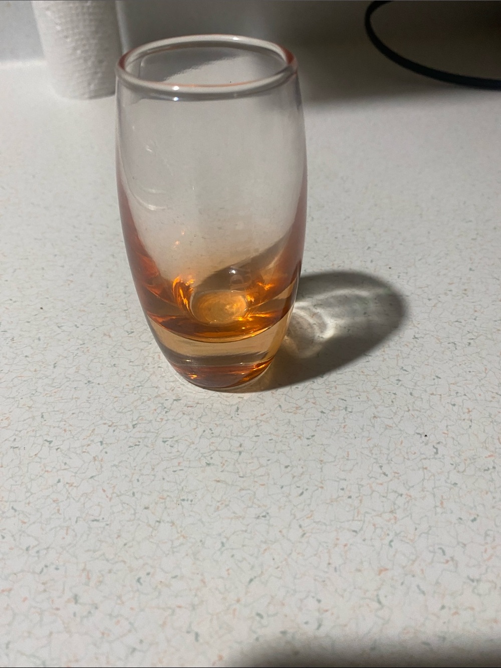 Orange Glass Shot Glass - Home Dining